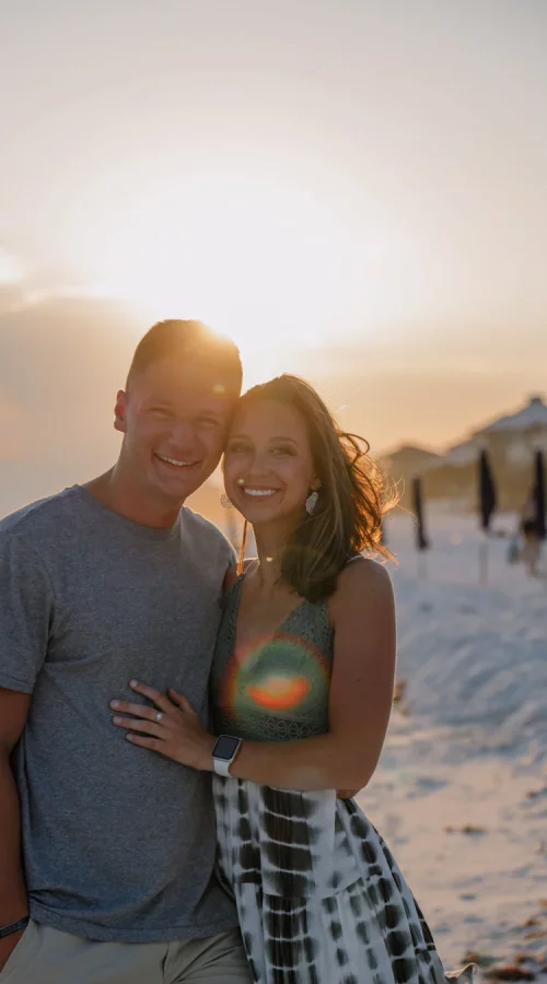 Image montrant un couple qui sont les créateurs de la marque Floridelle